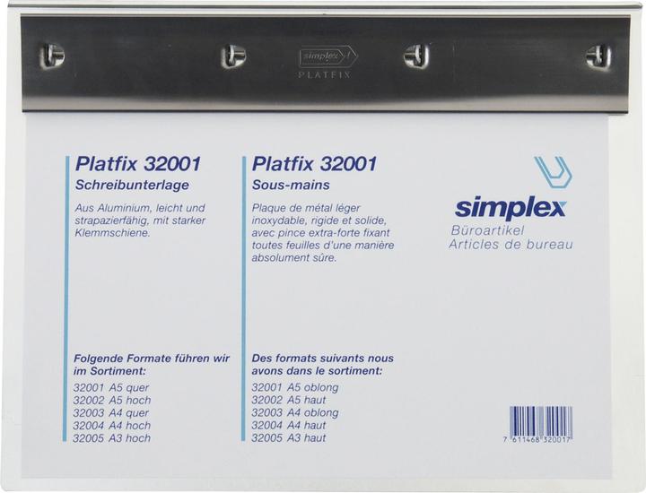 Simplex Platfix writing tablet