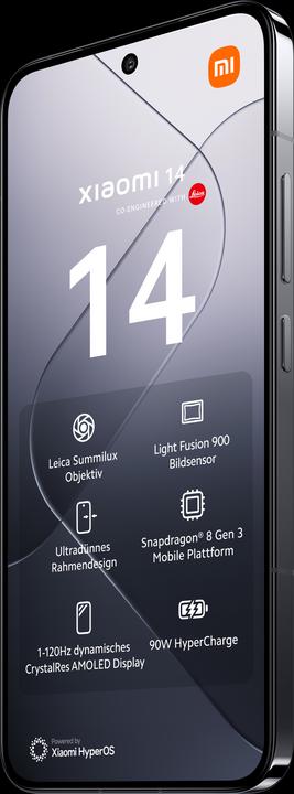 Immagine prodotto Xiaomi 14 con lo scooter elettrico 4 Lite (512 GB, Nero, 6.36", Doppia SIM, 50 Mpx, 5G)