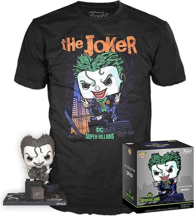 Funko Pop! DC : Joker by Jim Lee + T-shirt (M) Excl. PTF