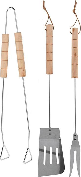 Actual product image Barbecue accessories wood set of 3