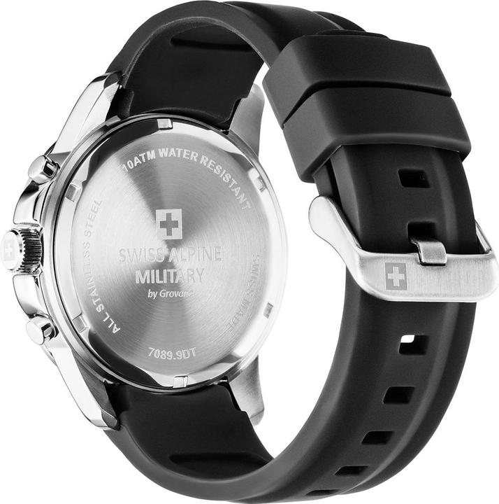 Immagine prodotto Swiss Alpine Military 7089.9832 Cronografo Uomo 44mm 10ATM (Cronografo, 44 mm)