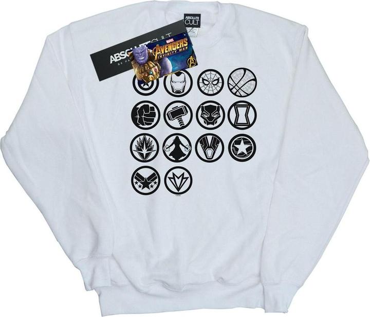 Avengers Infinity War Icons Assemble Baumwolle Sweatshirt (S)