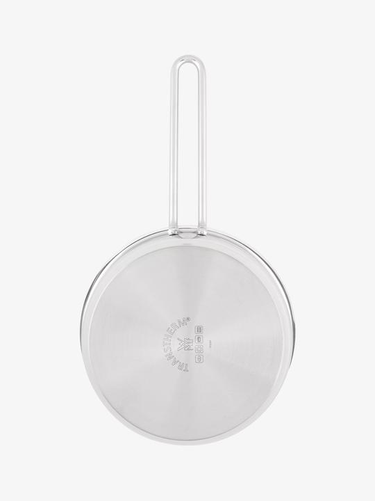 Produktbild WMF Stielkasserolle Topf klein 16cm Stieltopf Deckel Mini Induktion Edelstahl (16 cm, Kochtopf, Edelstahl)