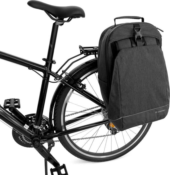 Image du produit Wozinsky Valise de vélo Sac à dos de vélo avec cadre 2en1 30l noir (WBB33BK) (30 l, Sacoche de cadre)