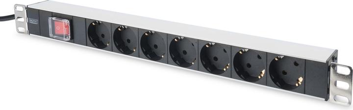Digitus Socket strip with aluminium profile (7 x, CEE 7/3, 2 m)