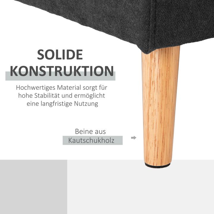 Produktbild Homcom Ecksofa mit abnehmbarem Bezug (Ecksofa)