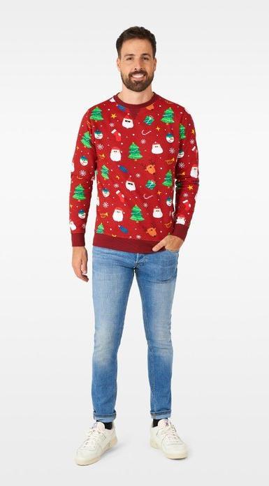 Actual product image OppoSuits Festivity Red (XS)