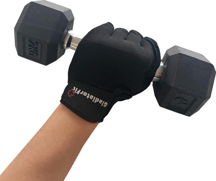 Produktbild Gladiatorfit Bodybuilding-Handschuhe Training Fitness (L)