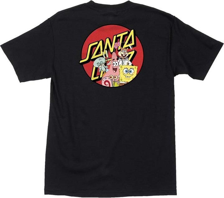Actual product image Santa Cruz Sponge Bob Group T-Shirt (M)