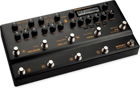 Produktbild NUX Trident Multi-Effektgerät mit Klinkenkabel (Delay (Echo), Phaser, Chorus, Kompressor, Reverb (Hall))