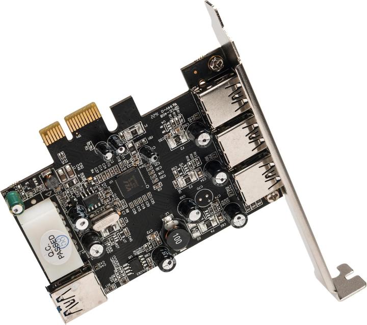 Image du produit Delock Carte PCI-E > 3 x externe + 1 x interne USB 3.0