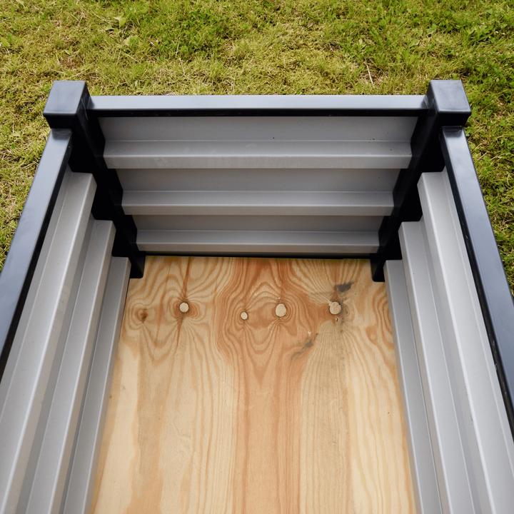 Actual product image Green Split Raised bed white 40cm x 50cm x 50cm