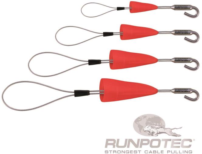 Produktbild Runpotec RUNPO 10159 RUNPOFIX m.Haken Set Kabelziehstrumpf ab 14mm Innen-Ã