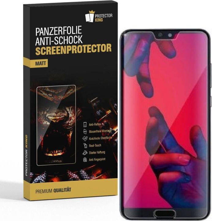 Actual product image Protectorking 6x Panzerfolie Anti-Shock matt entspiegelt (6 Piece, Huawei P20 Pro)