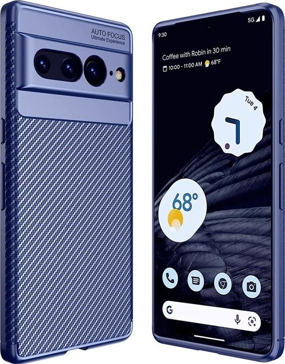 Screenguard Google Pixel 7 Pro Coque carbone Design TPU Case (Google Pixel 7 Pro)