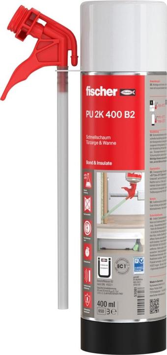Actual product image Fischer Fisc Premium Quick Fit Foam PU400 053081 (400 ml)