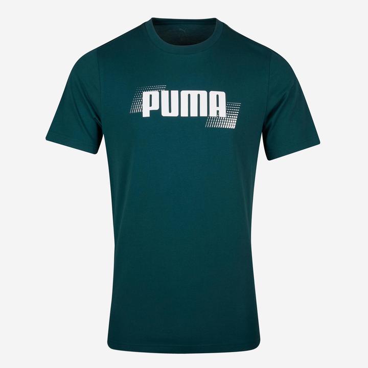 Image du produit Decathlon T-shirt en coton à manches courtes homme, vert (S)