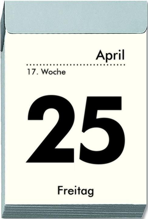 Image du produit Agenda journalier déchirable 301 S 4,1x5,9cm 2025 (Allemand)