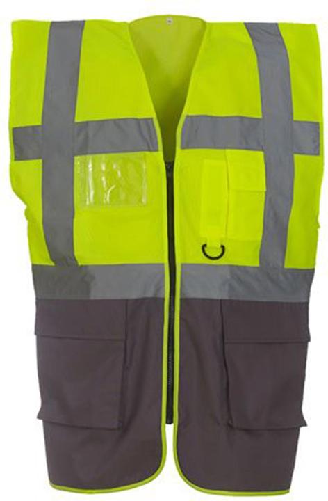 HI VIS gelb, Grau