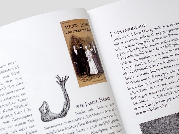 Actual product image Edward Gorey – Grossmeister des Kuriosen (German, Edward Gorey, Walter Moers, Oliver Schmitt, 2024)