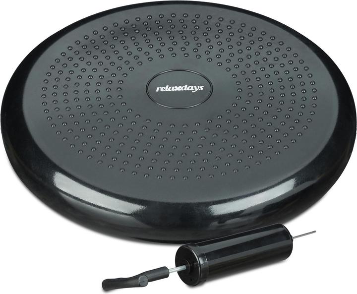 Image du produit Relaxdays Disque d'équilibre de 33 cm avec pompe à air