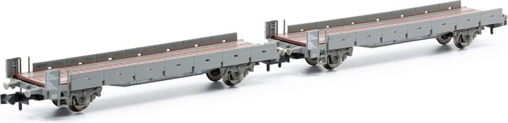 Image du produit Liliput BLS wagon de transport de voitures set 1 (2 wagons à monter + 2 wagons de transport avec toit) (Voie N)