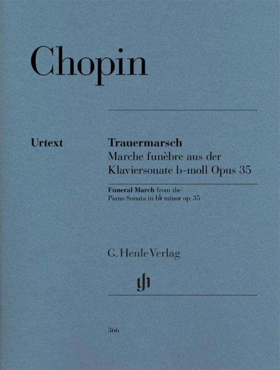 Actual product image Chopin, Frédéric - Funeral March (Marche funèbre) from the Piano Sonata op. 35 (English, French, Frédéric Chopin, Ewald Zimmermann, 2000)