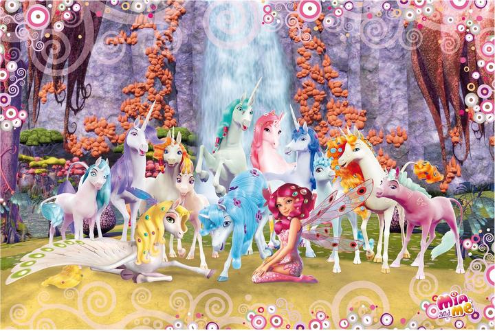 Image du produit Bilderwelten Mia et moi - Mia et Onchao avec les licornes de Centopia Premium (336 x 225 cm)