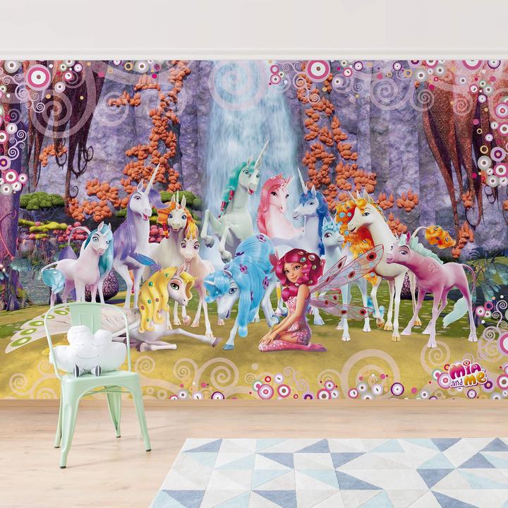Image du produit Bilderwelten Mia et moi - Mia et Onchao avec les licornes de Centopia Premium (336 x 225 cm)