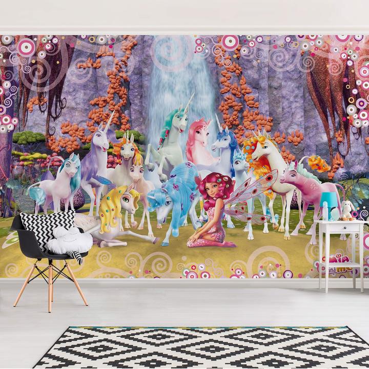 Image du produit Bilderwelten Mia et moi - Mia et Onchao avec les licornes de Centopia Premium (336 x 225 cm)