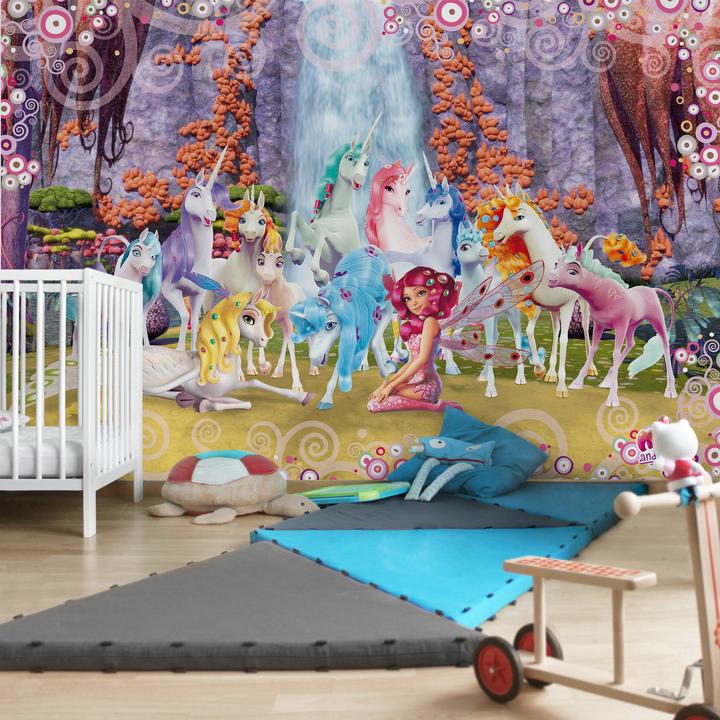 Image du produit Bilderwelten Mia et moi - Mia et Onchao avec les licornes de Centopia Premium (336 x 225 cm)