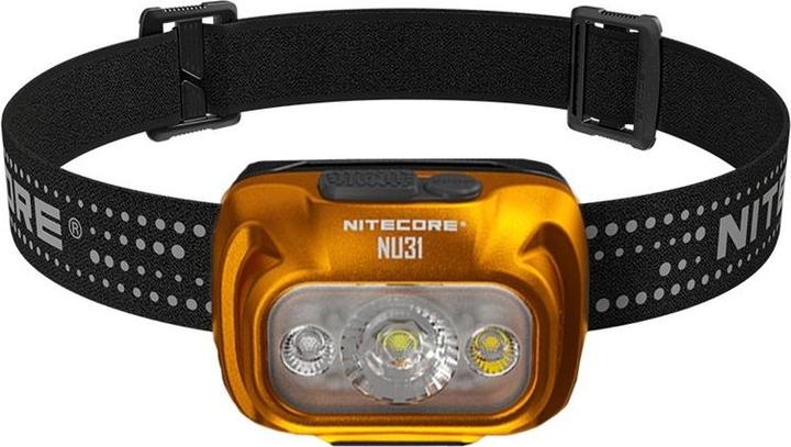 Actual product image Nitecore NU31 Hoofdlamp Oranje (550 lm)