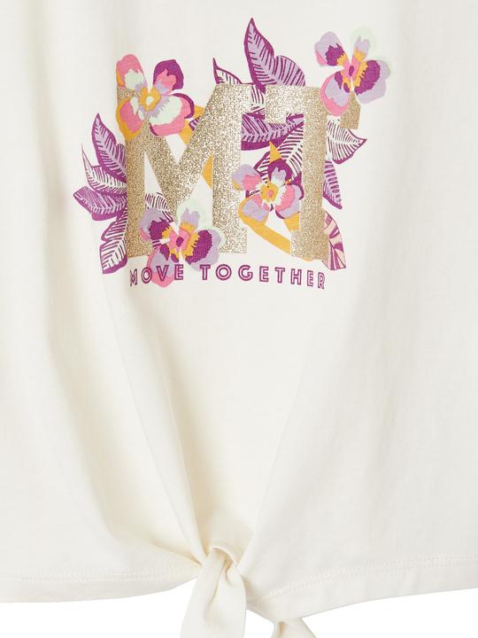 Actual product image Vertbaudet Kurzes Mädchen Sport-Shirt mit Schleife (104)