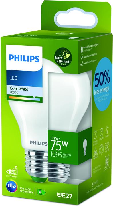Produktbild Philips LED Classic (E27, 5.20 W, 1095 lm, 1 x, A)