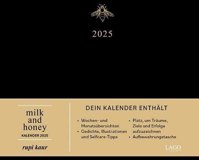 Image du produit milk and honey - Calendrier 2025 (Couverture rigide, Allemand)