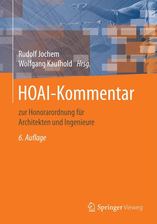 Produktbild HOAI-Kommentar (Deutsch, Wolfgang Kaufhold, Rudolf Jochem, 2016)