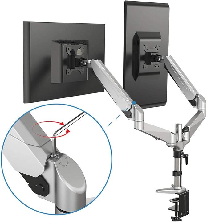 Actual product image Digitus Dual LED/LCD table mount (Table, 27")