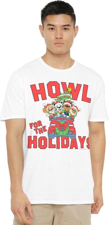 Immagine prodotto Paw Patrol Howl For The Christmas Holidays Maglietta Uomo (L)