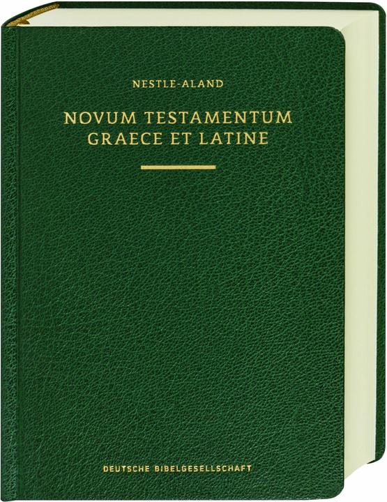 Produktbild Novum Testamentum Graece et Latine (Nestle-Aland) (Deutsch, Münster, Kurt Aland|Barbara Aland|Institut für Neutestamentliche Textforschung, Münster|Kurt Aland|Barbara Aland, Institut für Neutestamentliche Textforschung, 2014)