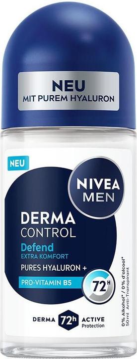 Actual product image NIVEA MEN MEN Deo Derma Control Defend Roll-on 50 ml (Roll-on, 50 ml)