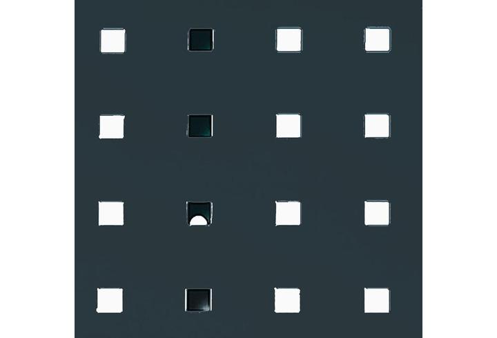 Actual product image Bott Perforated panel W457xL1486mm anthracite grey, RAL 7016