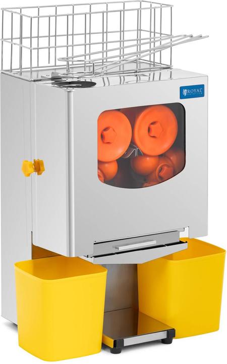 Produktbild Royal Catering Elektrische Orangenpresse halb automatisch 120 W 20 Orangen/min Zitruspresse