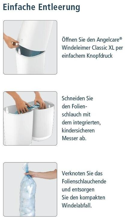 Produktbild Angelcare Windeleimer Classic XL (1 x)