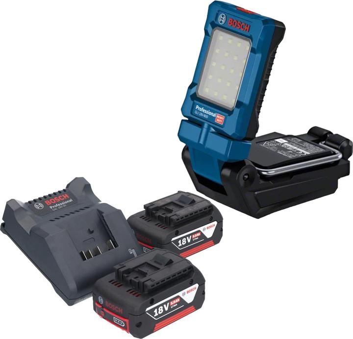 Bosch Professional Bosch GLI 18V-800 Professional cordless lamp 18 V 800 lm + 2x rechargeable battery 5.0 Ah + charger (800 lm)
