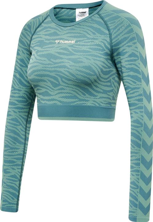hummel Mt Saga Seamless Crop T-Shirt Ls (L)