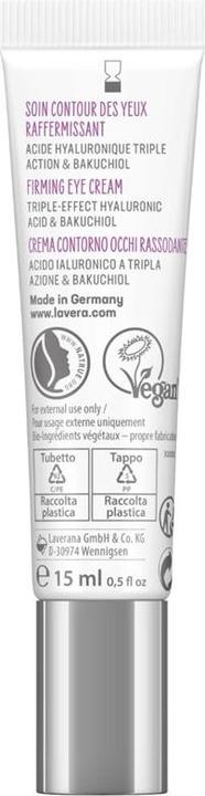 Image du produit Lavera Soin Contour des Yeux Raffermissant (15 ml, Jour + nuit)