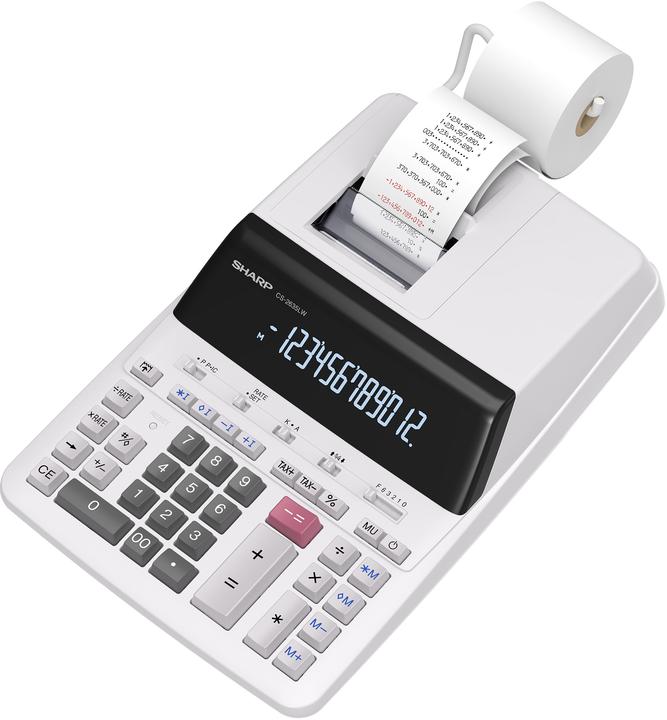 Immagine prodotto Sharp Tischrechner druckend CS-2635 LW 12 Stellen, schwarz/rot Druck (Corrente elettrica)