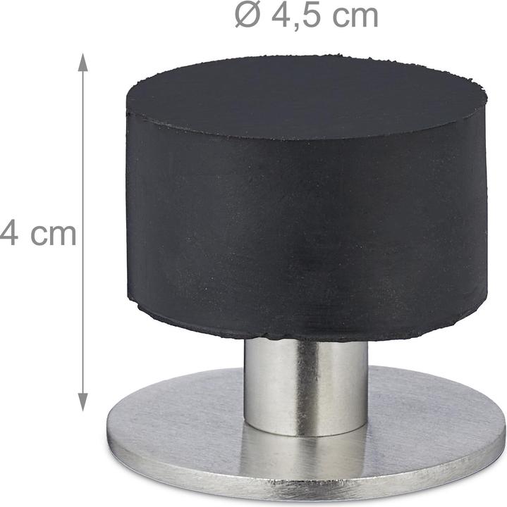 Produktbild Relaxdays 2x Türstopper (2 Stück, 4.5 x 4.5 x 4 cm)