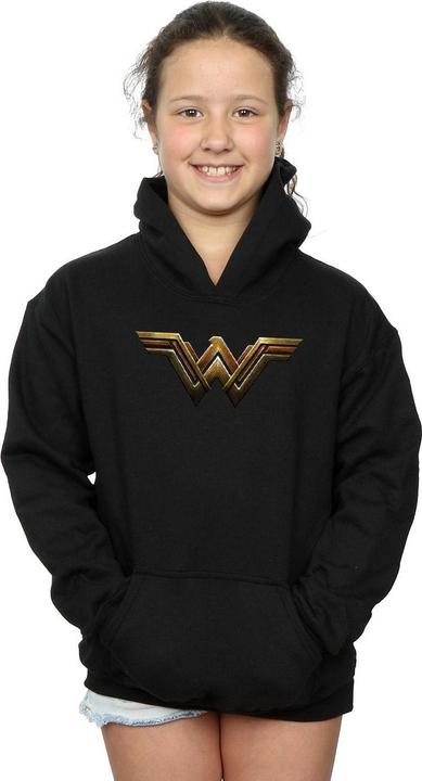 Produktbild Justice League Movie Wonder Woman Emblem Kapuzenpullover Mädchen (128)