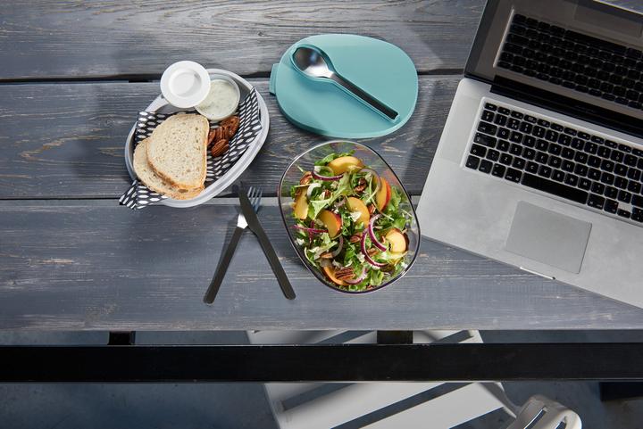 Produktbild micasa Salatbox Ellipse - Nordisches Grün